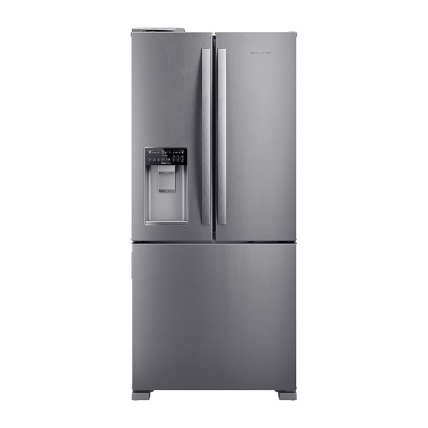 Geladeira Brastemp Frost Free French Door 544 Litros Inox Água e Gelo na Porta - BRH85MK 110V